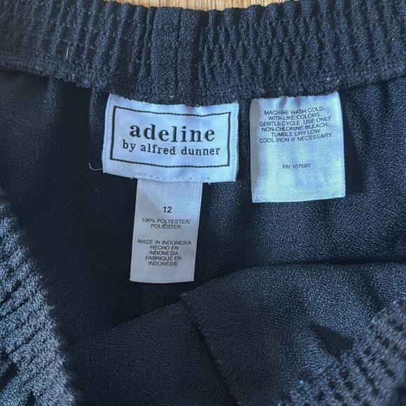 Alfred dunner black slacks size 12 - Picture 3 of 3